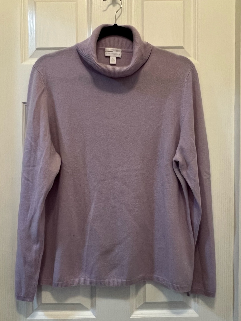 Charter Club Lavender Turtleneck Sweater